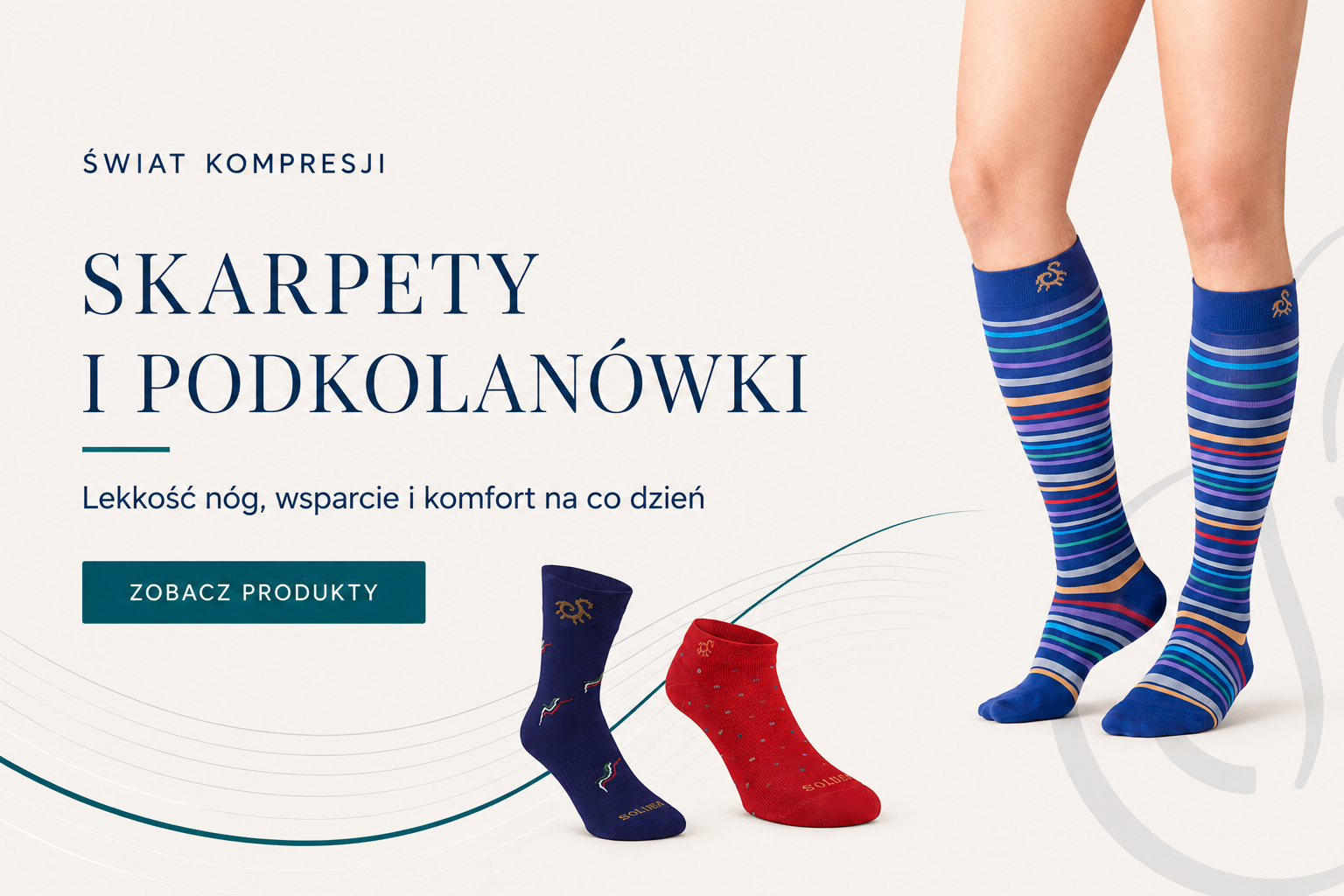 Skarpety i podkolanówki kompresyjne Solidea® – komfort i wsparcie na co dzień